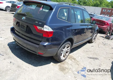 2008 BMW X3 3.0Si from USA, damaged, VIN WBXPC93418WJ02816